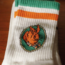 Load image into Gallery viewer, "Adilette bunny" socks