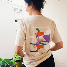 Lade das Bild in den Galerie-Viewer, &quot;City Cycling&quot; backprint Shirt