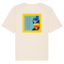 Load image into Gallery viewer, "cheers!" backprint shirt