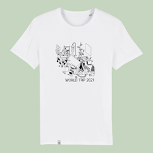 Lade das Bild in den Galerie-Viewer, "World Trip 2021" shirt (Siebdruck)