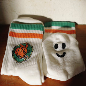 "Adilette bunny" socks