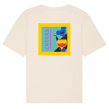 Load image into Gallery viewer, &quot;cheers!&quot; backprint Shirt