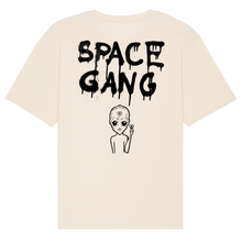 Lade das Bild in den Galerie-Viewer, &quot;Space Gang&quot; backprint shirt (Siebdruck)