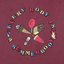 Load image into Gallery viewer, &quot;Every Body Is A Summerbody&quot; backprint shirt