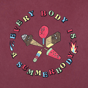 "Every Body Is A Summerbody" backprint shirt